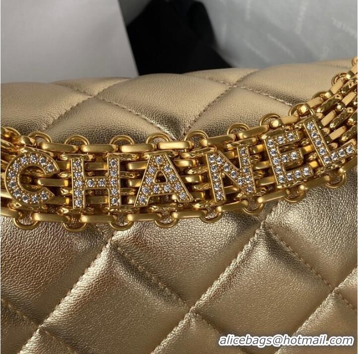 New Style Chanel SMALL FLAP BAG AS3241 gold