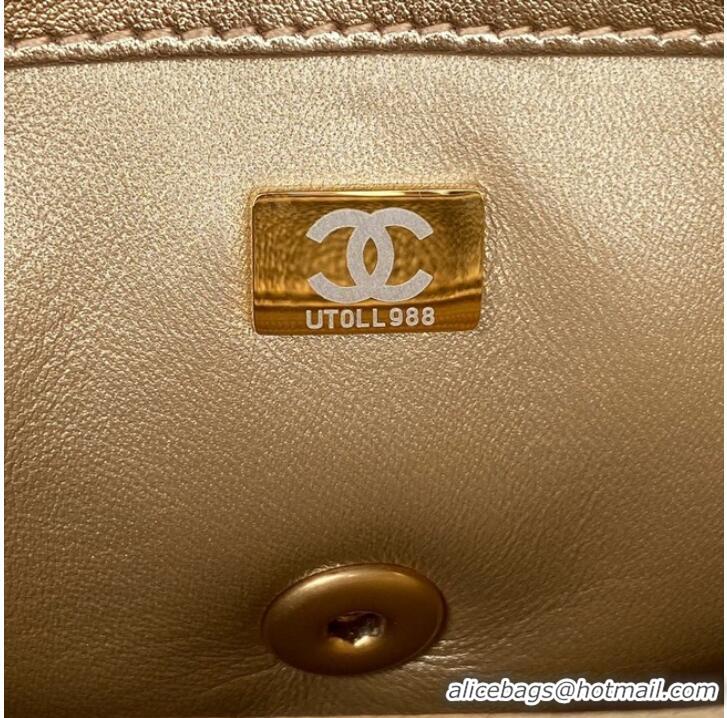 New Style Chanel SMALL FLAP BAG AS3241 gold