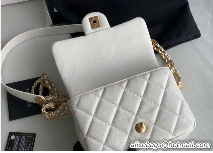 Super Quality Chanel SMALL FLAP BAG AS3369 white