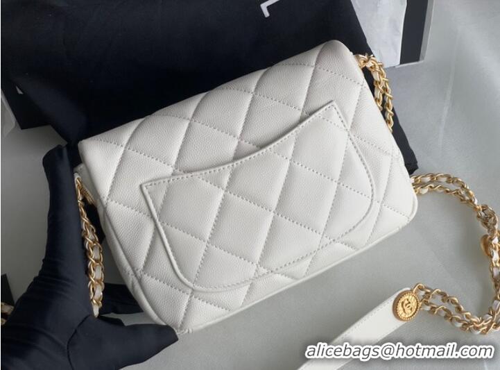 Super Quality Chanel SMALL FLAP BAG AS3369 white