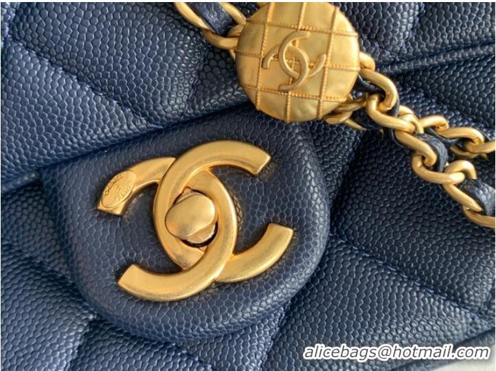 Good Product Chanel SMALL FLAP BAG AS3369 Royal Blue