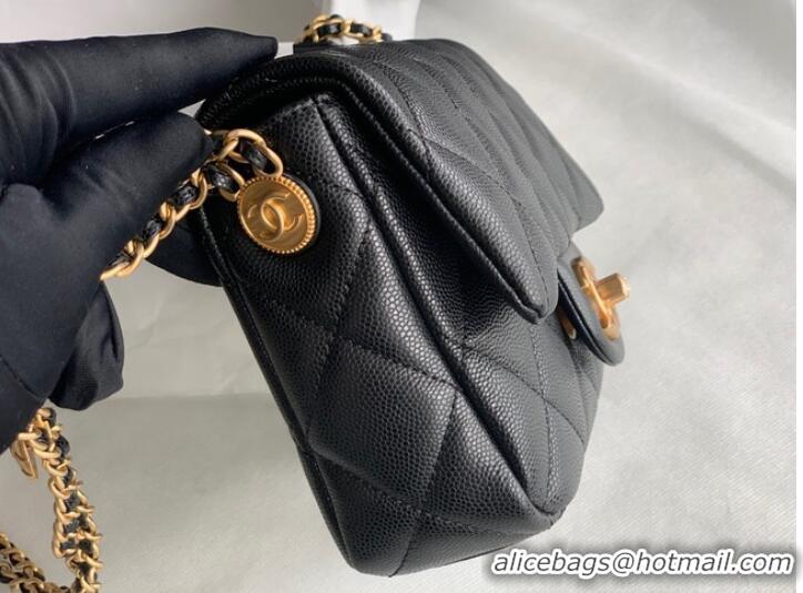 Top Quality Chanel SMALL FLAP BAG AS3369 black