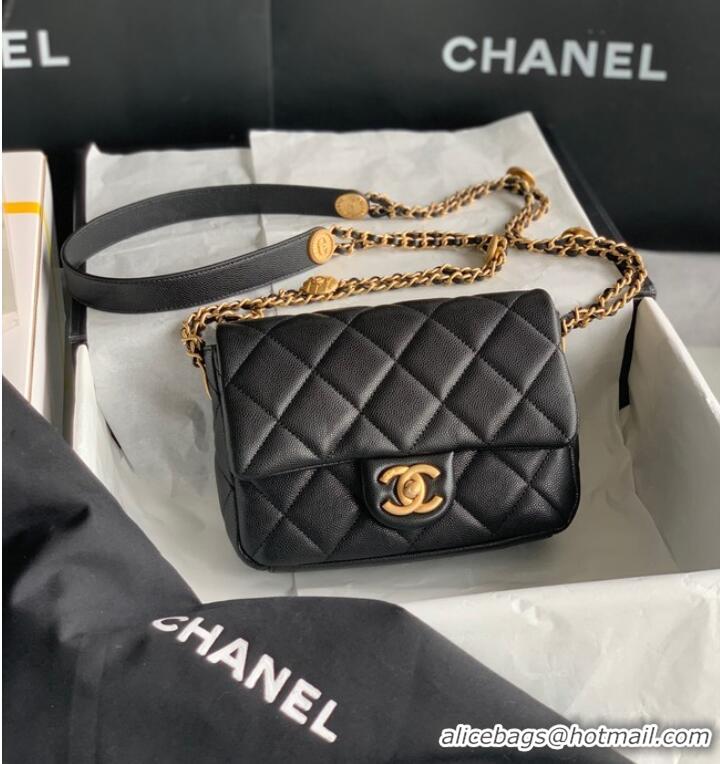 Top Quality Chanel SMALL FLAP BAG AS3369 black