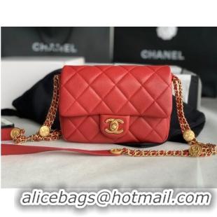 Super Quality Chanel SMALL FLAP BAG AS3369 Burgundy