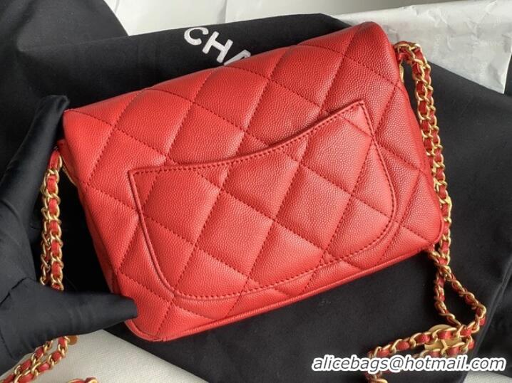 Super Quality Chanel SMALL FLAP BAG AS3369 Burgundy