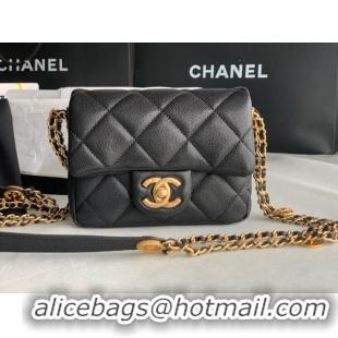 Shop Best Quality Chanel MINI FLAP BAG AS3368 black