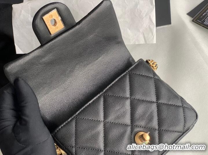 Shop Best Quality Chanel MINI FLAP BAG AS3368 black