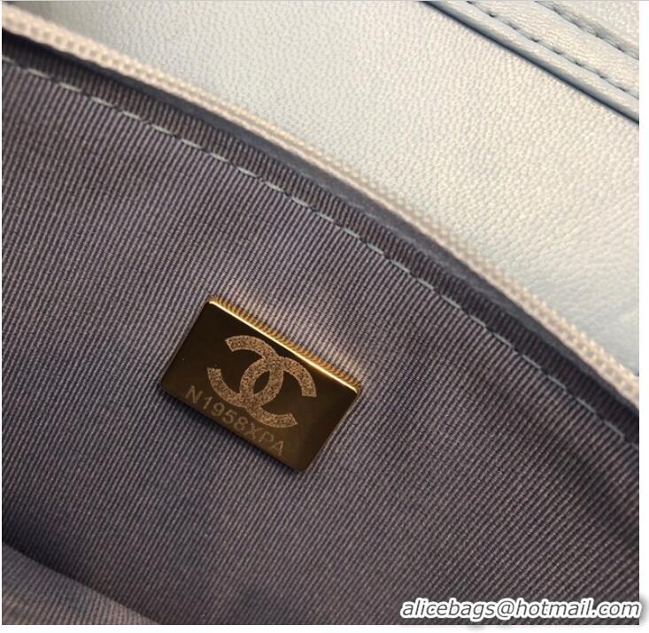 Well Crafted Chanel Original Small classic Sheepskin flap bag AP33814 blue