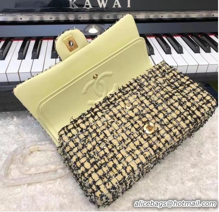 Cheapest Chanel CLASSIC HANDBAG A01112 green& gold