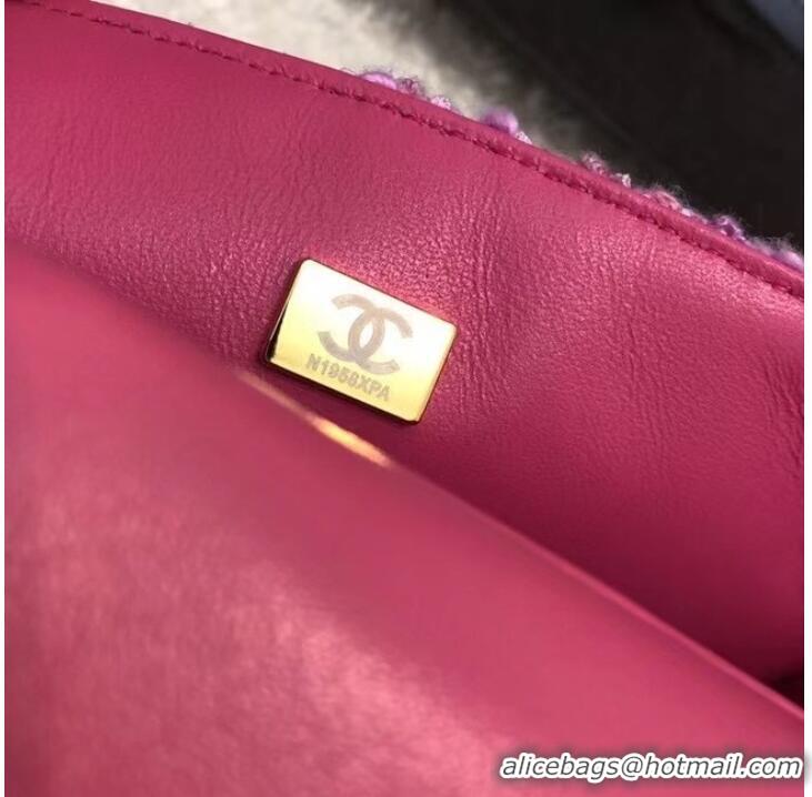 Promotional Chanel CLASSIC HANDBAG A01116 Dark Pink& gold