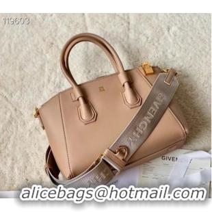 Crafted Givenchy Grained Original Calfskin Small Antigona Bag BB0273 Nude