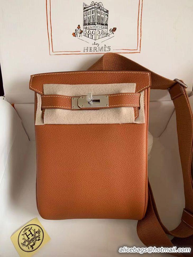 Top Grade Hermes Togo Hac A Dos Backpack HE8952 Brown