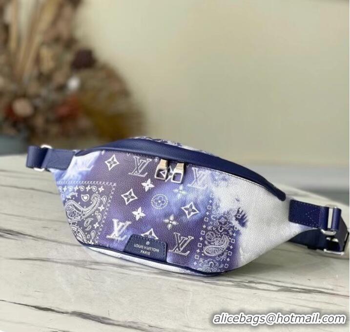 Top Grade Louis Vuitton DISCOVERY BUMBAG PM M20587 Blue