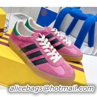 Good Quality adidas x Gucci Gazelle Suede Low-top Sneakers Pink 070248