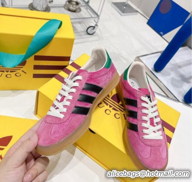 Good Quality adidas x Gucci Gazelle Suede Low-top Sneakers Pink 070248