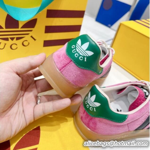 Good Quality adidas x Gucci Gazelle Suede Low-top Sneakers Pink 070248