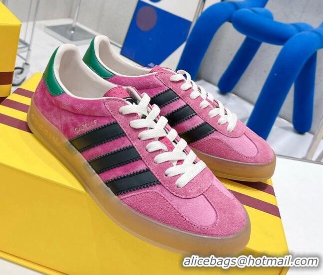 Good Quality adidas x Gucci Gazelle Suede Low-top Sneakers Pink 070248