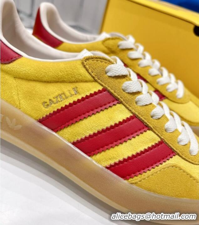 Purchase adidas x Gucci Gazelle Suede Low-top Sneakers 070248 Yellow