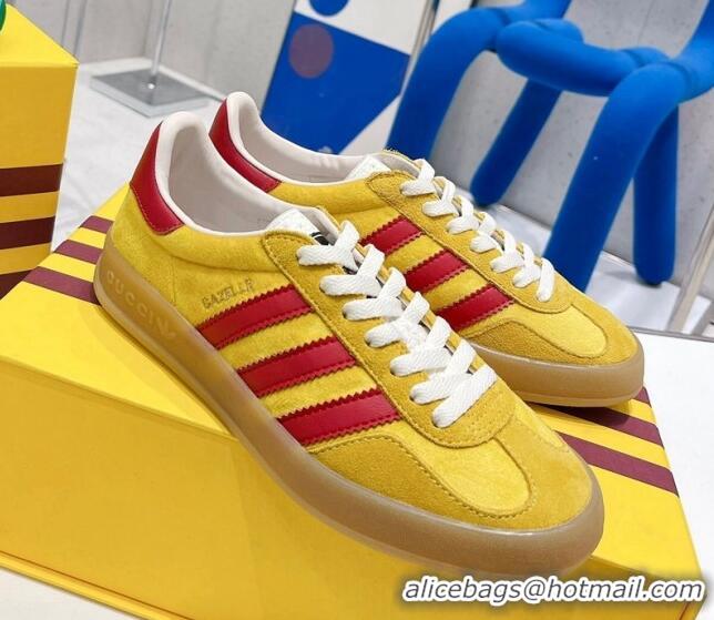 Purchase adidas x Gucci Gazelle Suede Low-top Sneakers 070248 Yellow