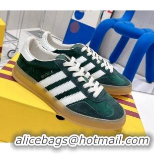 Popular Style adidas x Gucci Gazelle Suede Low-top Sneakers 070248 Green