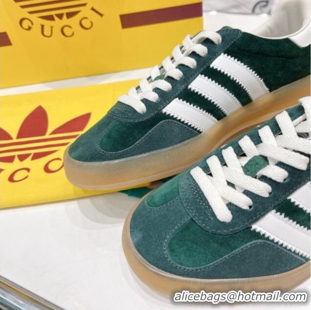 Popular Style adidas x Gucci Gazelle Suede Low-top Sneakers 070248 Green