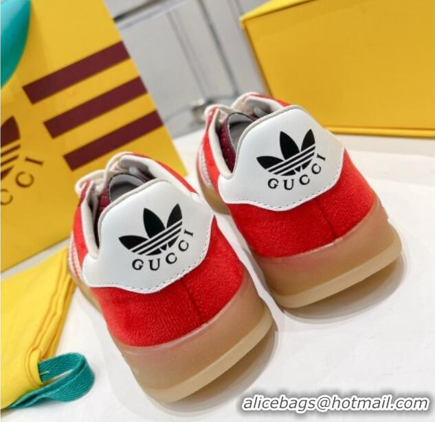 Good Product adidas x Gucci Gazelle Suede Low-top Sneakers Red 070253