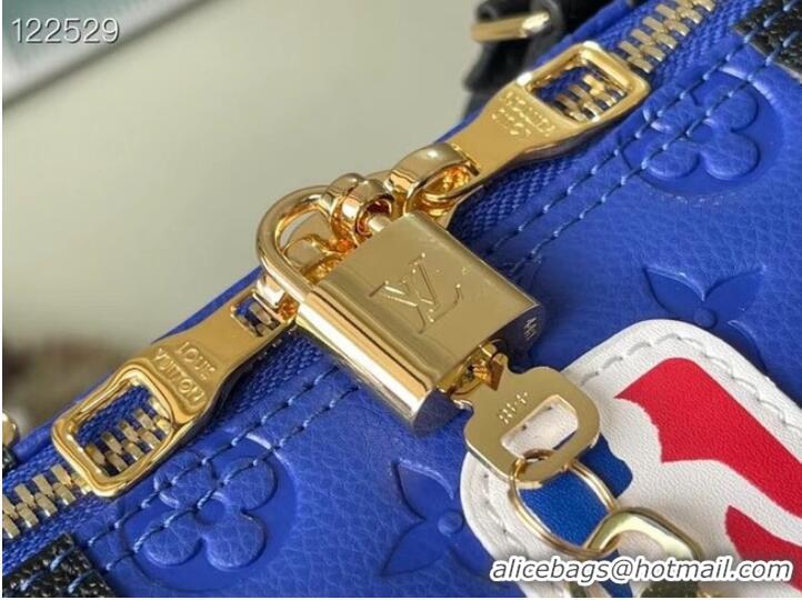 Super Quality Louis Vuitton KEEPALL BANDOULIERE 55 M21105 blue