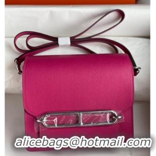 Pretty Style Hermes Roulis 19cm Evercolor 9D H9003 purple&Silver