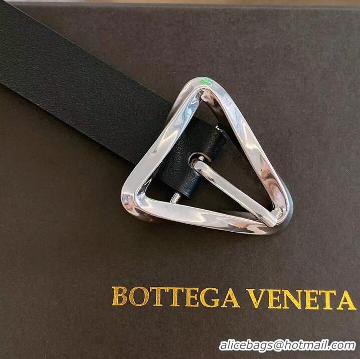 Top Grade Bottega Veneta Original Leather Belt 5553 Black