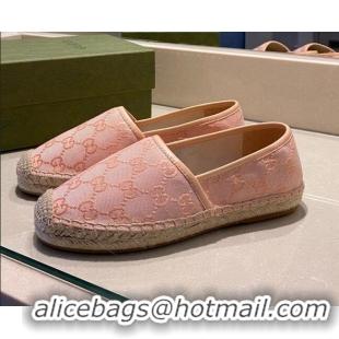 Lowest Price Gucci GG Canvas Espadrilles Light Pink 070401