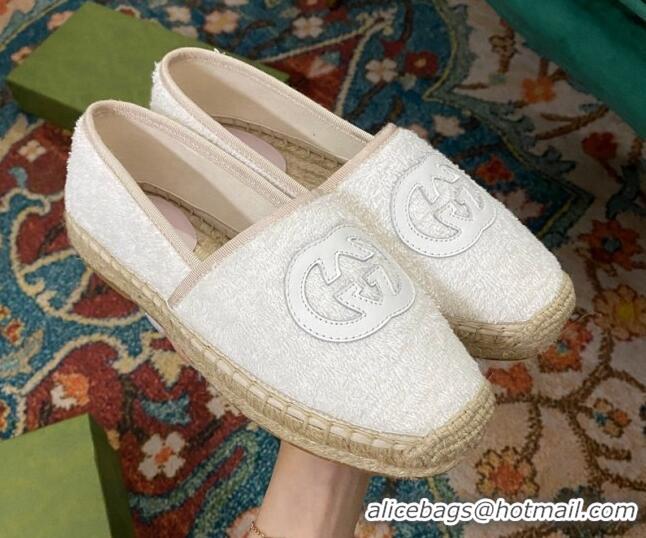 Good Product Gucci Towel Espadrilles White 071897