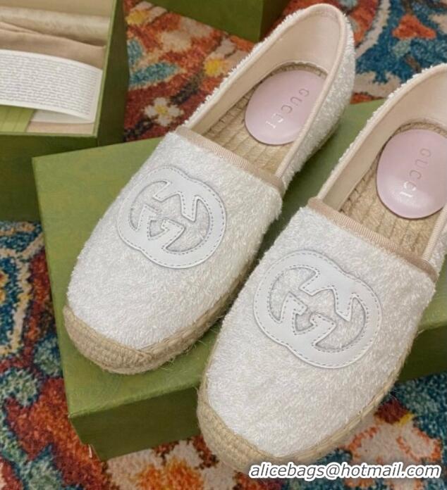 Good Product Gucci Towel Espadrilles White 071897