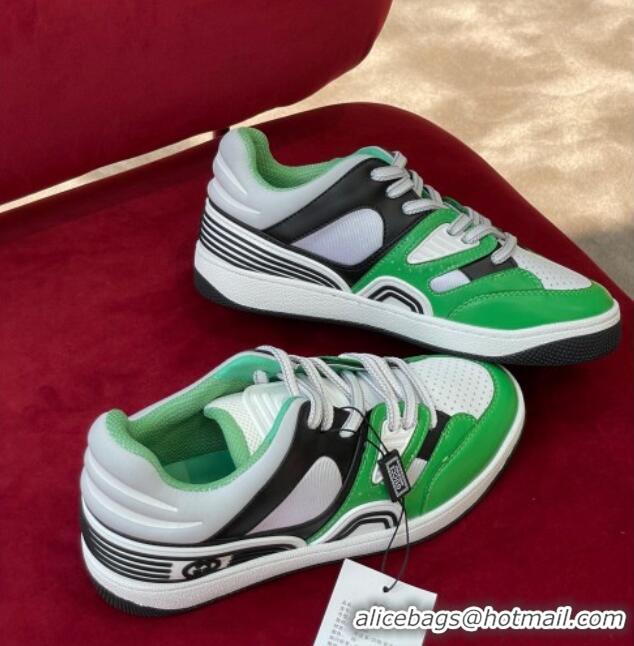 Good Looking Gucci Basket Low-top Sneakers Green 718107