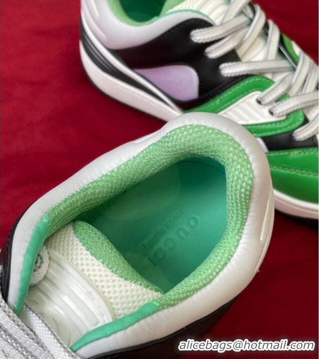 Good Looking Gucci Basket Low-top Sneakers Green 718107