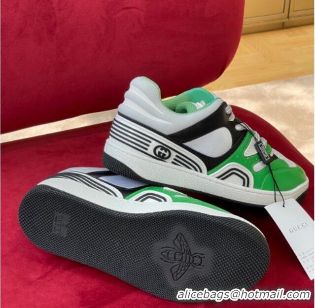 Good Looking Gucci Basket Low-top Sneakers Green 718107