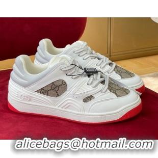 Best Grade Gucci Basket Low-top Sneakers White/Beige 718111