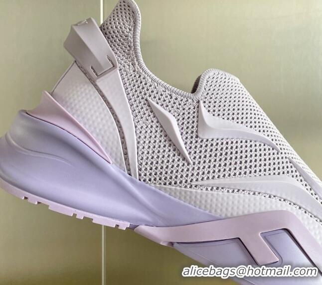 Sophisticated Fendi Flow Mesh Running Sneakers Lilac Purple 520116