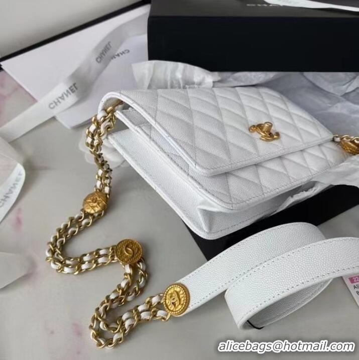 Reasonable Price Chanel SMALL FLAP BAG AP2840 White