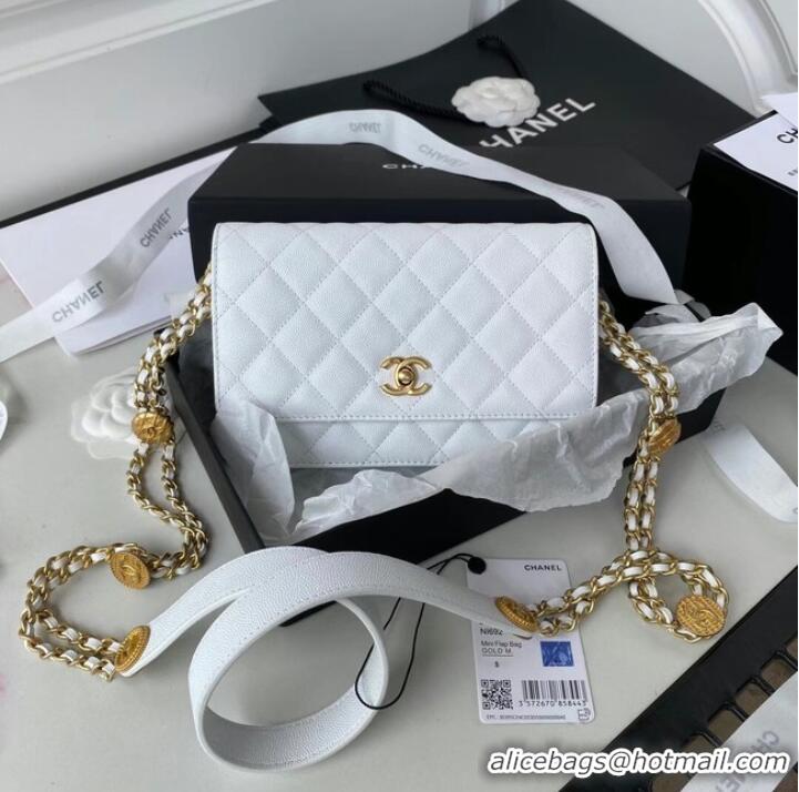 Reasonable Price Chanel SMALL FLAP BAG AP2840 White