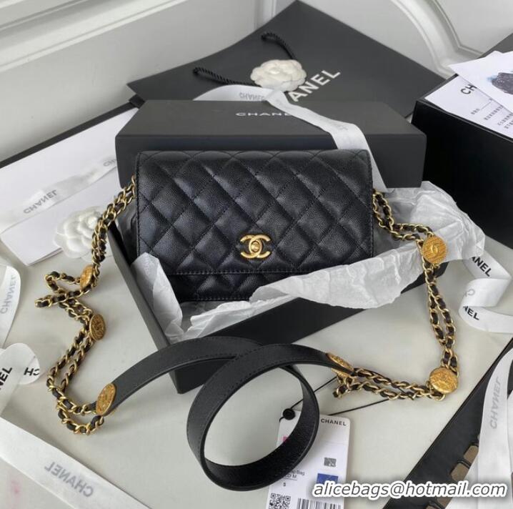 New Style Chanel SMALL FLAP BAG AP2840 black