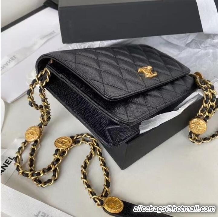 New Style Chanel SMALL FLAP BAG AP2840 black