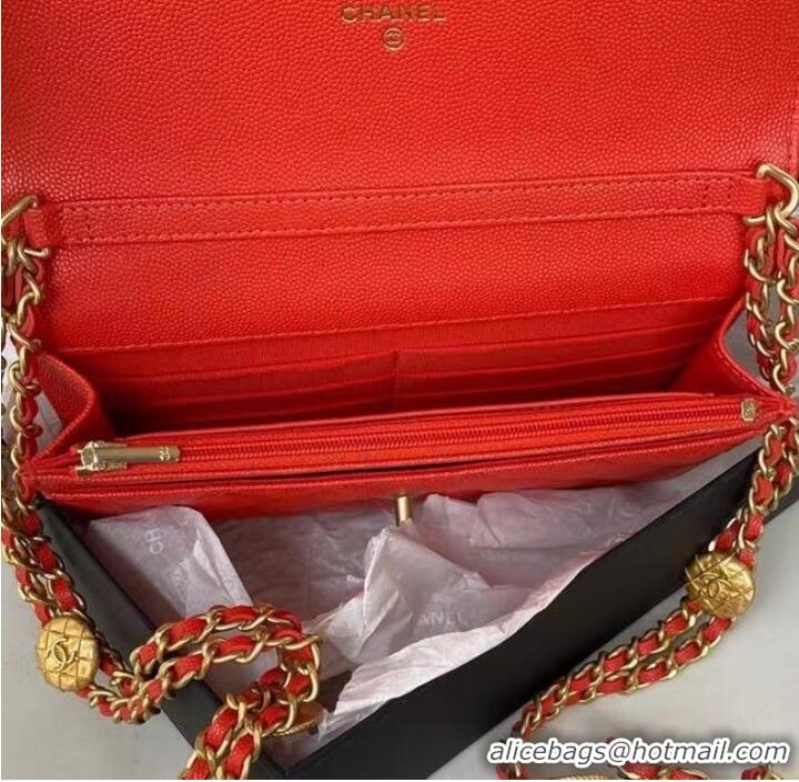 Famous Brand Chanel SMALL FLAP BAG AP2840 Red