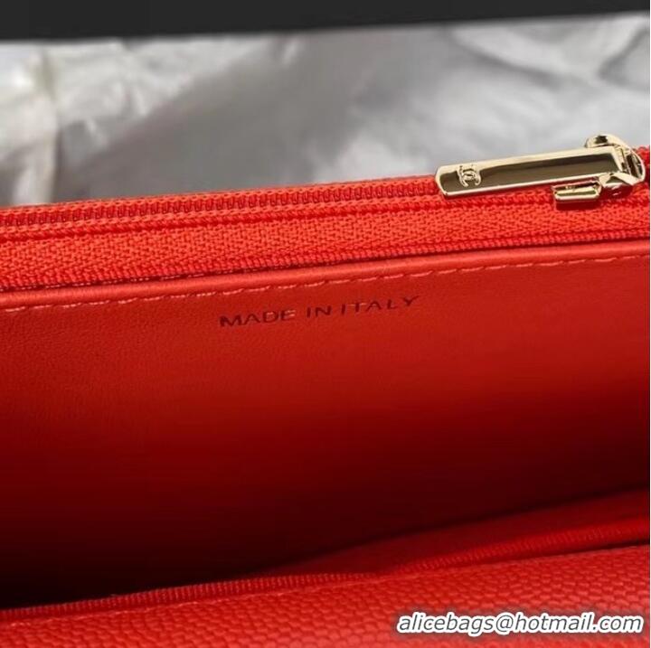 Famous Brand Chanel SMALL FLAP BAG AP2840 Red