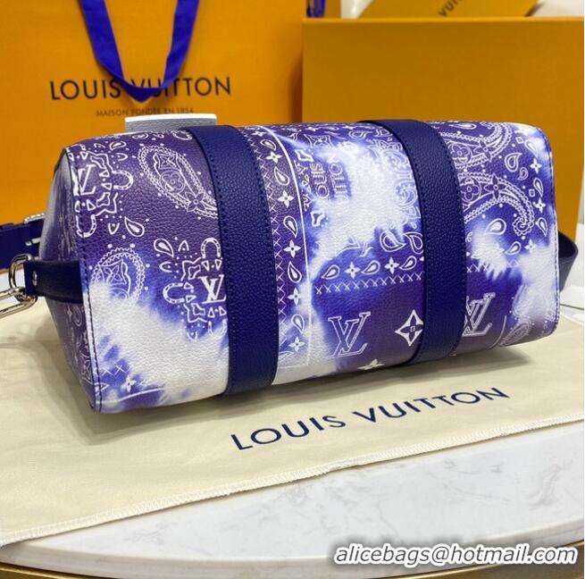 Well Crafted Louis vuitton CITY KEEPALL M20555 Blue