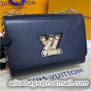 Buy Fashionable Louis Vuitton TWIST MM M59218 black