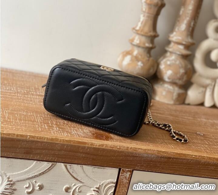 Good Taste Chanel mini Shoulder Bag Lambskin & Gold-Tone Metal 81208 black