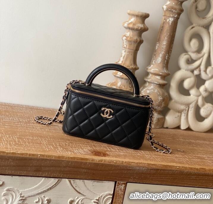 Good Taste Chanel mini Shoulder Bag Lambskin & Gold-Tone Metal 81208 black