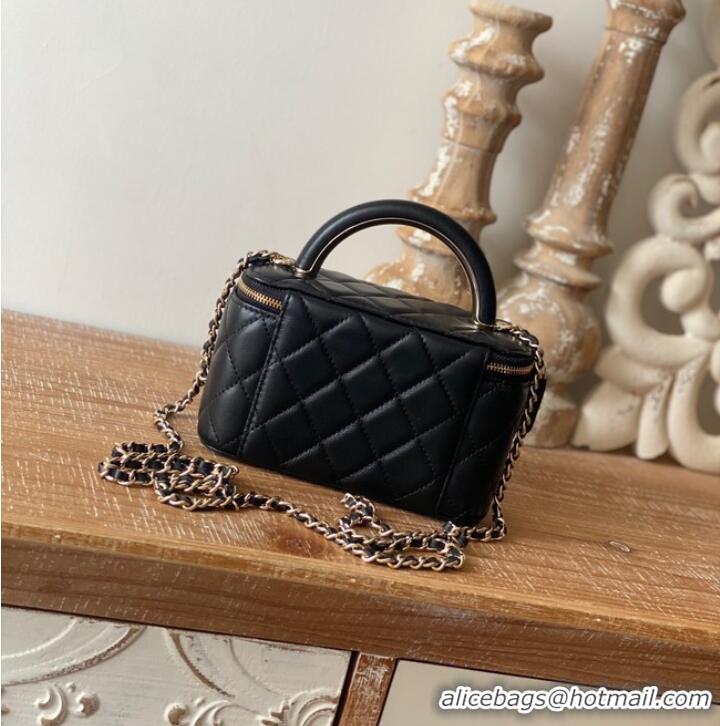 Good Taste Chanel mini Shoulder Bag Lambskin & Gold-Tone Metal 81208 black