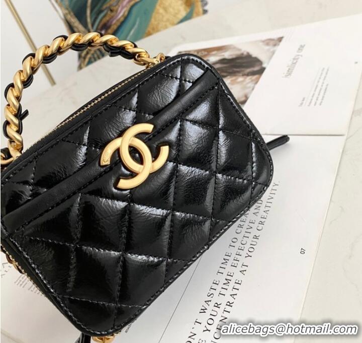 Modern Classic Chanel mini Shoulder Bag Lambskin & Gold-Tone Metal AS2178 black