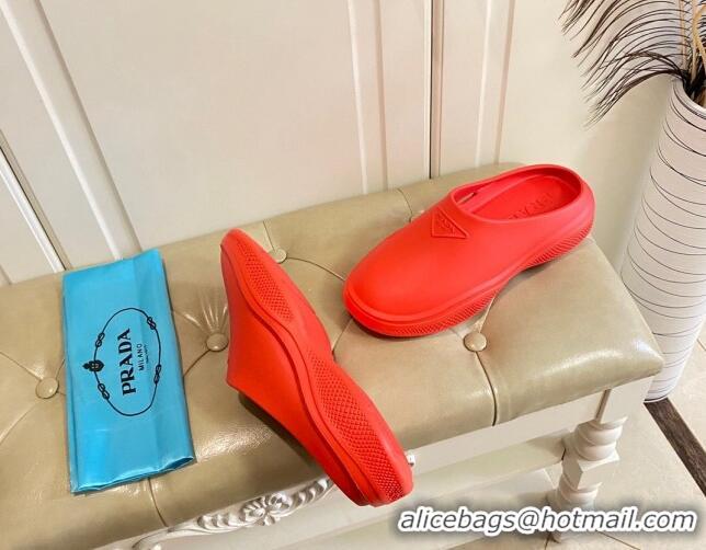 Perfect Prada Foam Rubber Mules 2052391 Red